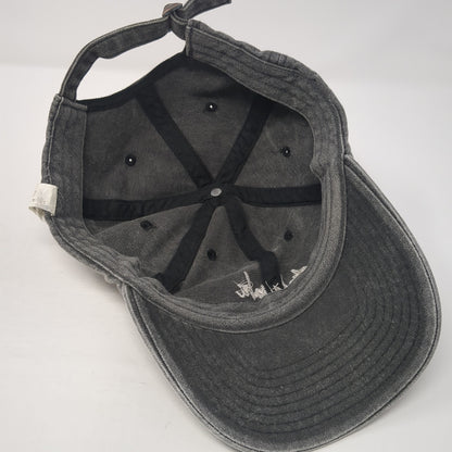 Alpha Phi Slideback Baseball Cap Gray One Size Adjustable Embroidered Dalix