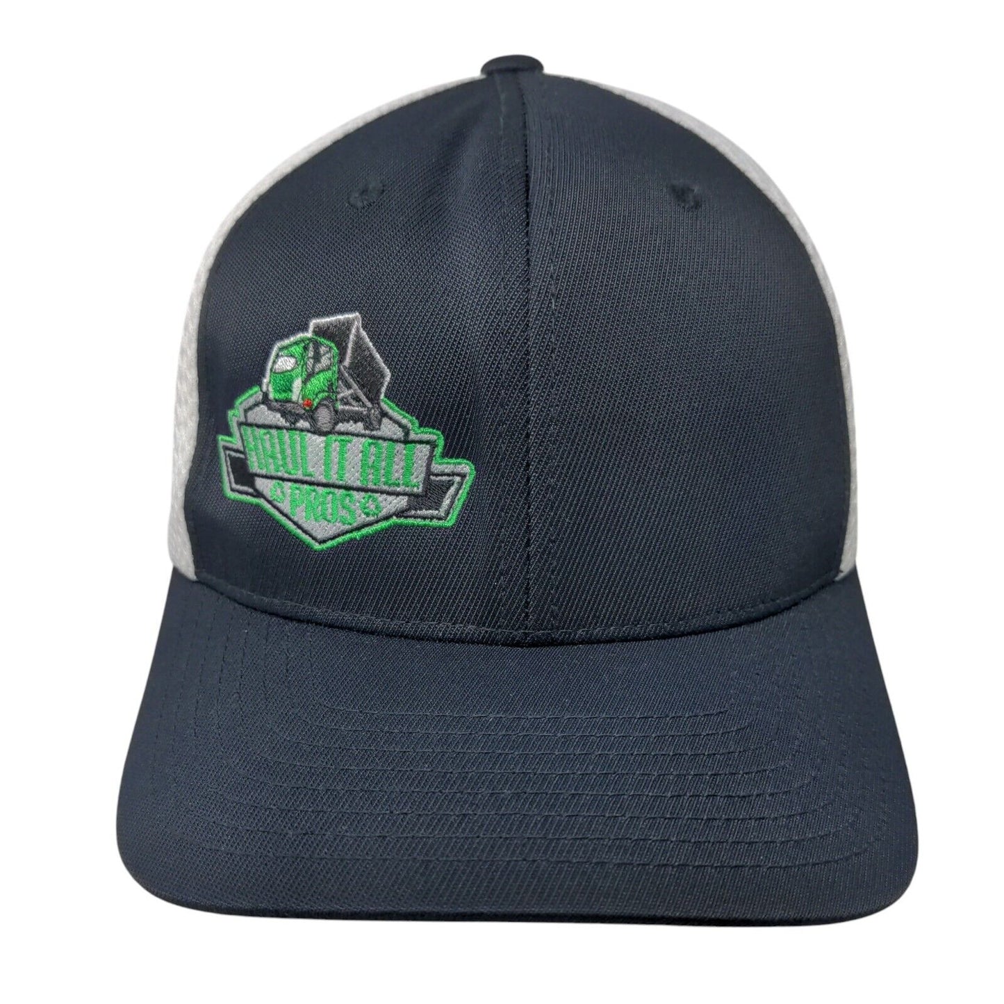 Haul It All Pros Fitted Mesh Back Hat Black L/XL Flexfit Sport-Tek