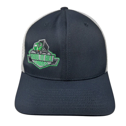 Haul It All Pros Fitted Mesh Back Hat Black L/XL Flexfit Sport-Tek