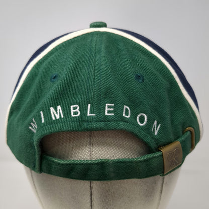 Wimbledon Championships Baseball Cap Blue Green White Tennis Museum Hat Vintage