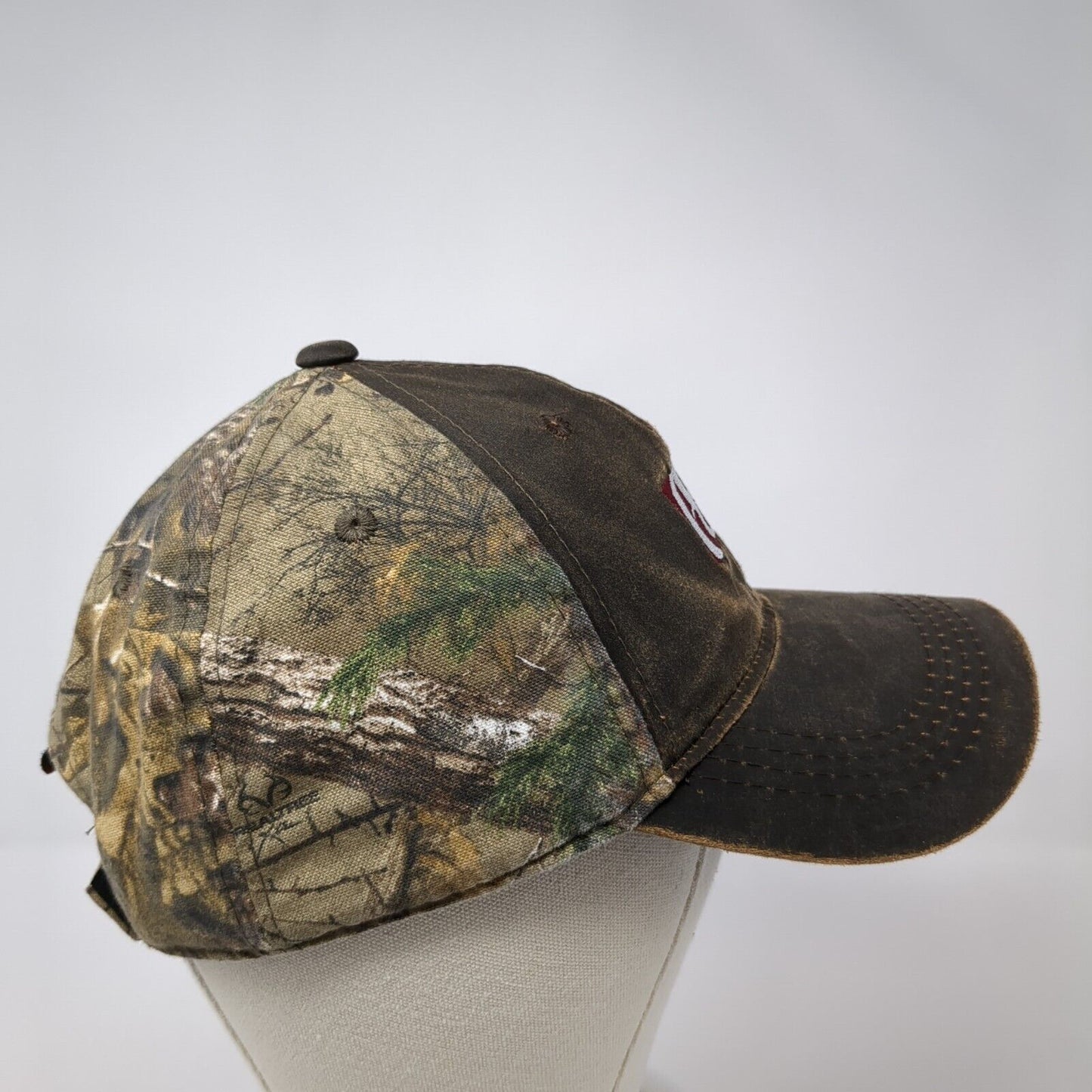 Agri Beef Co. Strapback Hat Camo One Size Adjustable Hunting Realtree