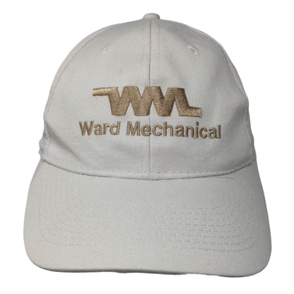 Ward Mechanical Strapback Hat Tan One Size Embroidered Adjustable