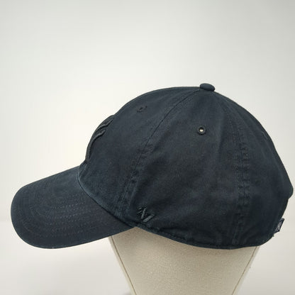 47 Brand New York Yankees MLB Baseball Cap Black One Size Tonal Logo Strapback