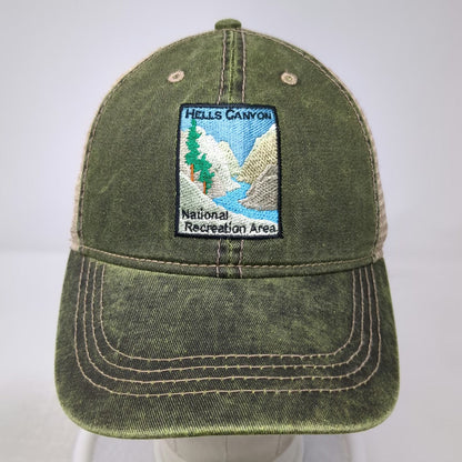 ACE USA Trucker Hat Green OSFM Hells Canyon National Recreation Area Mesh Snap