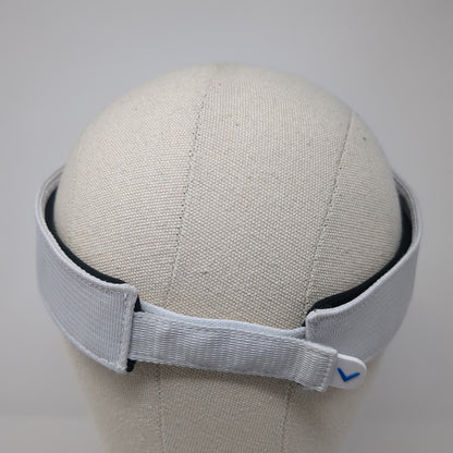 Callaway Strapback Sun Visor Hat White One Size Adjustable Strap Lightweight