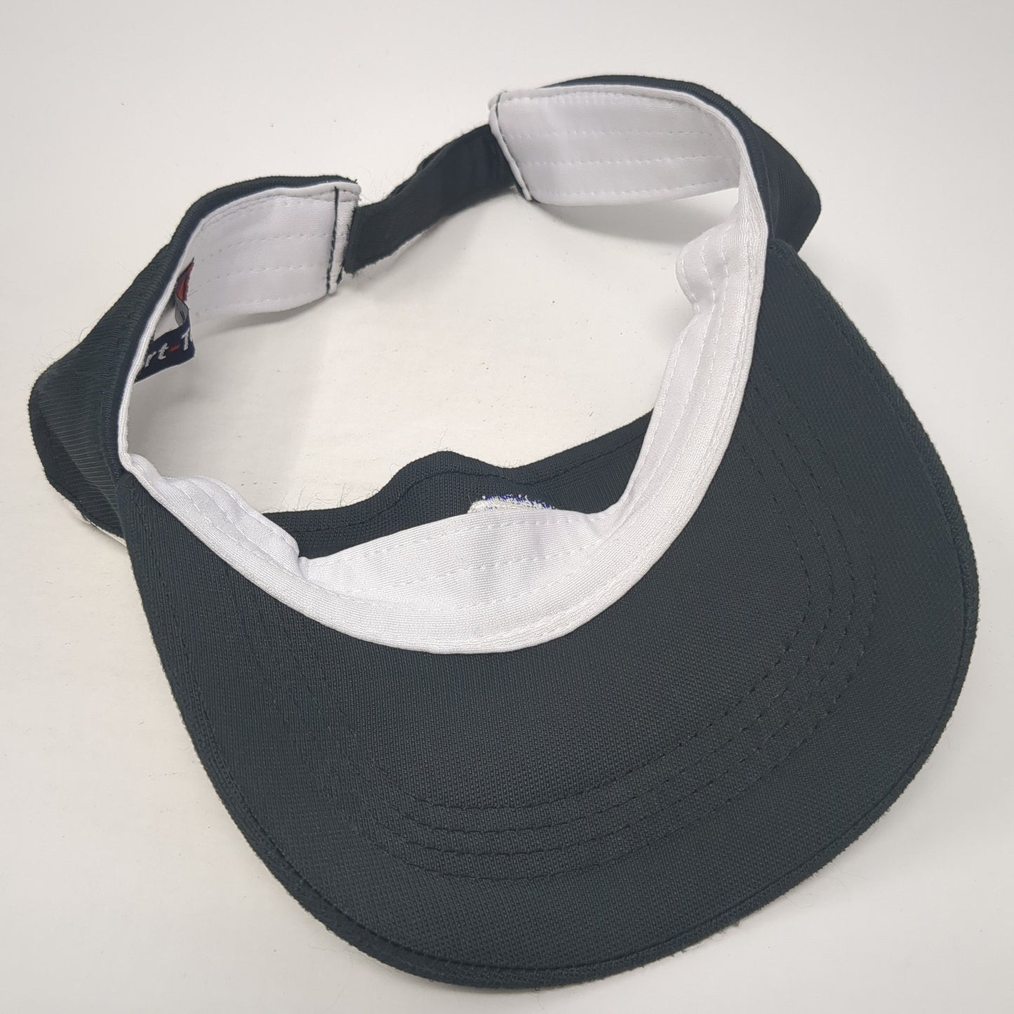USL Sun Visor Hat Black One Size Adjustable Strap Lightweight Sport-Tek