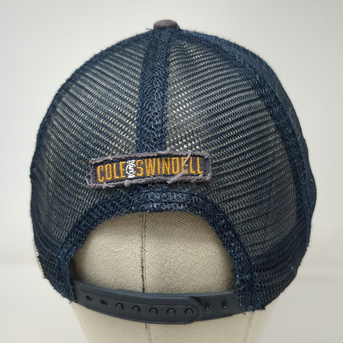 The Game Trucker Hat Cole Swindell Camo Green Blue Gold One Size Mesh Snapback