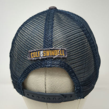 The Game Trucker Hat Cole Swindell Camo Green Blue Gold One Size Mesh Snapback