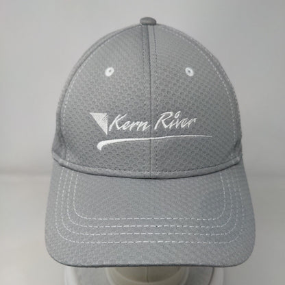 Kern River 811 Strapback Hat Gray One Size Adjustable Embroidered Cap America