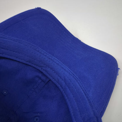 Ultimat Vodka Baseball Cap Blue One Size Distressed Frayed Patch Slideback Hat