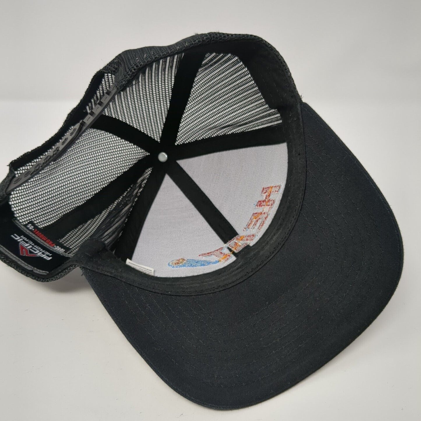 Heat Baseball Snapback Trucker Hat Black One Size Pacific Headwear