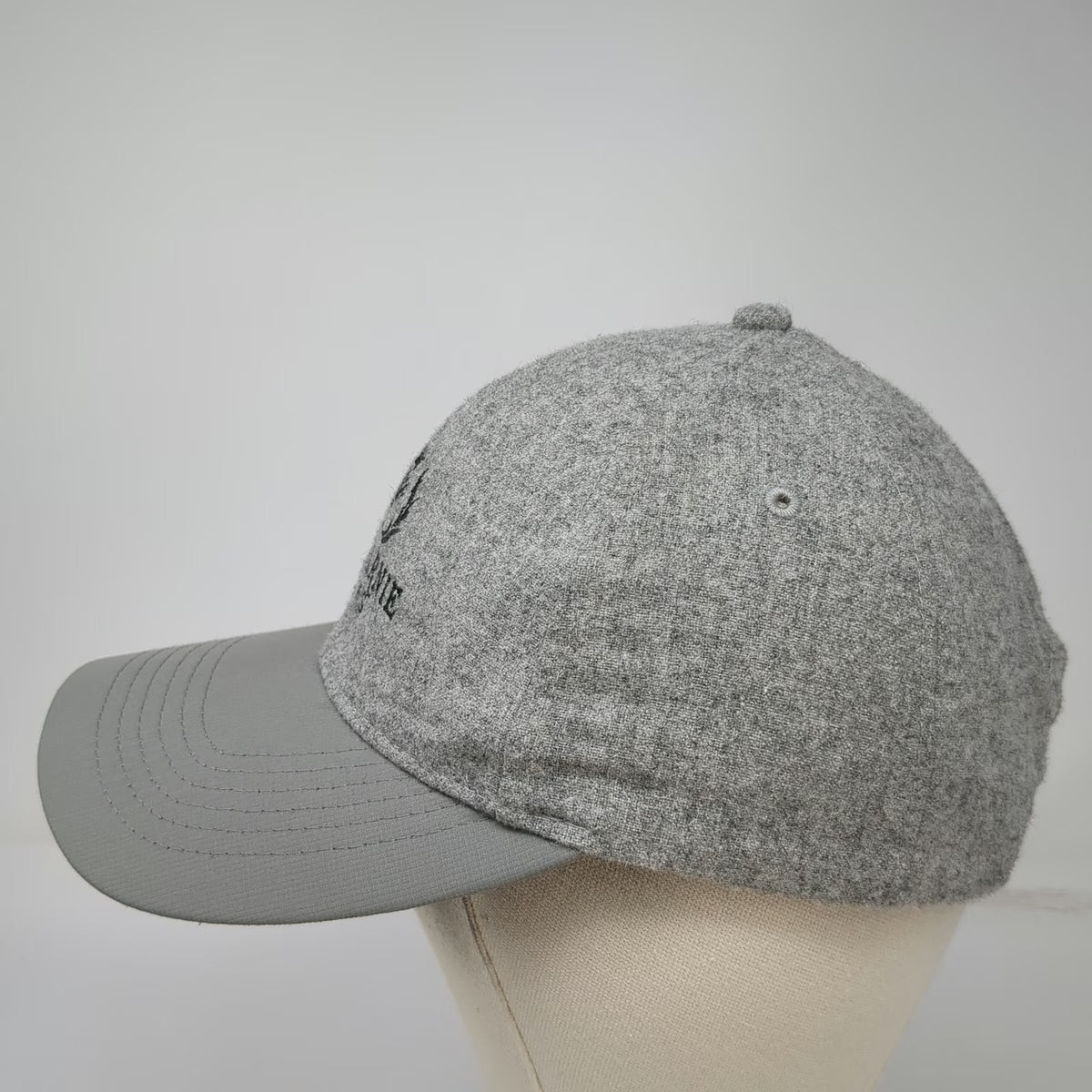 Imperial Baseball Cap Gray One Size Wool Blend Dumbarnie Links Slideback Hat