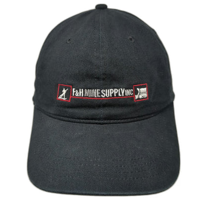 Big Accessories Baseball Cap Black One Size F&H Mine Supply Inc Slideback Hat