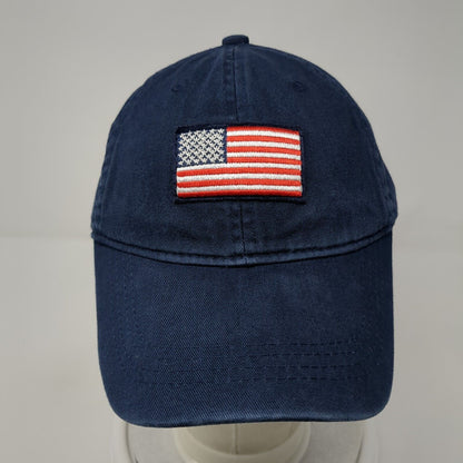 American Flag Patch Slideback Hat Blue One Size Adjustable Old Navy