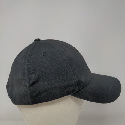 Subaru Snapback Hat Black OSFM Adjustable Embroidered Solid 6 Panel