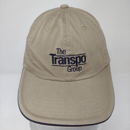 The Transpo Group Strapback Hat Tan One Size Adjustable Port Authority Signature