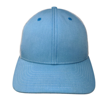 Richardson Snapback Mesh Back Trucker Hat Blue One Size Colorblock