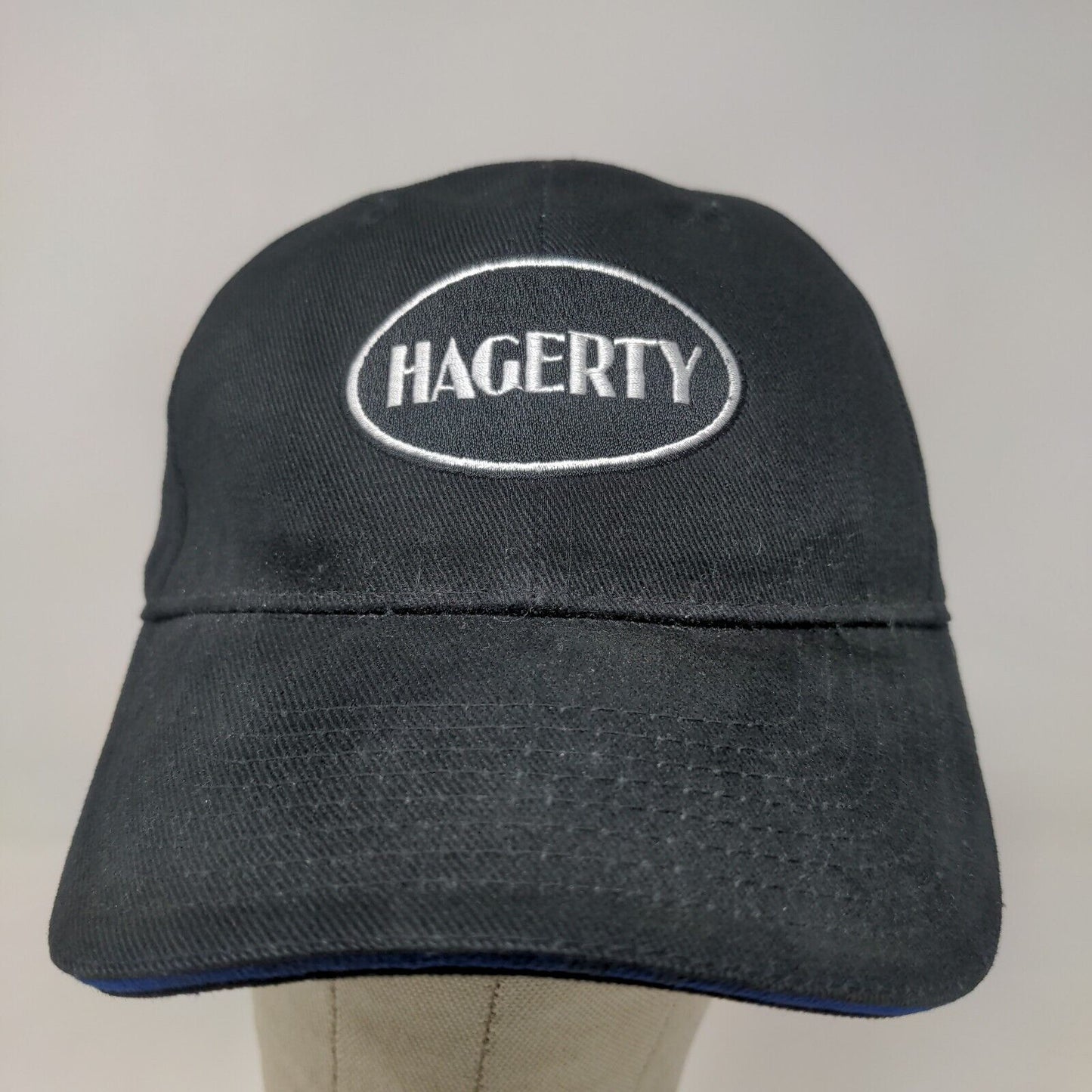 Mainstream Marketing Men's Slideback Hat Black OSFM Embroidered Hagerty Logo