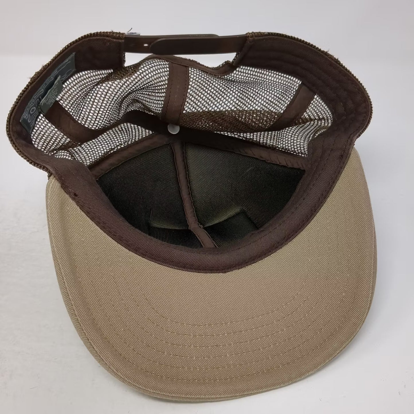 Coal Trucker Hat Brown OS Embroidered Mountain Landscape Snapback Adjustable
