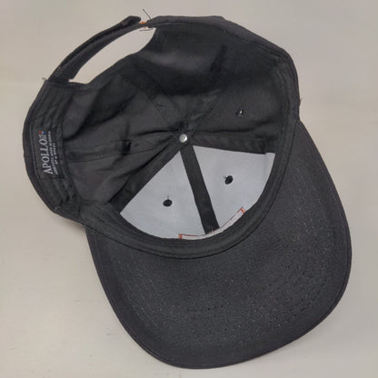 Harken Strapback Hat Black One Size Adjustable Embroidered Apollo