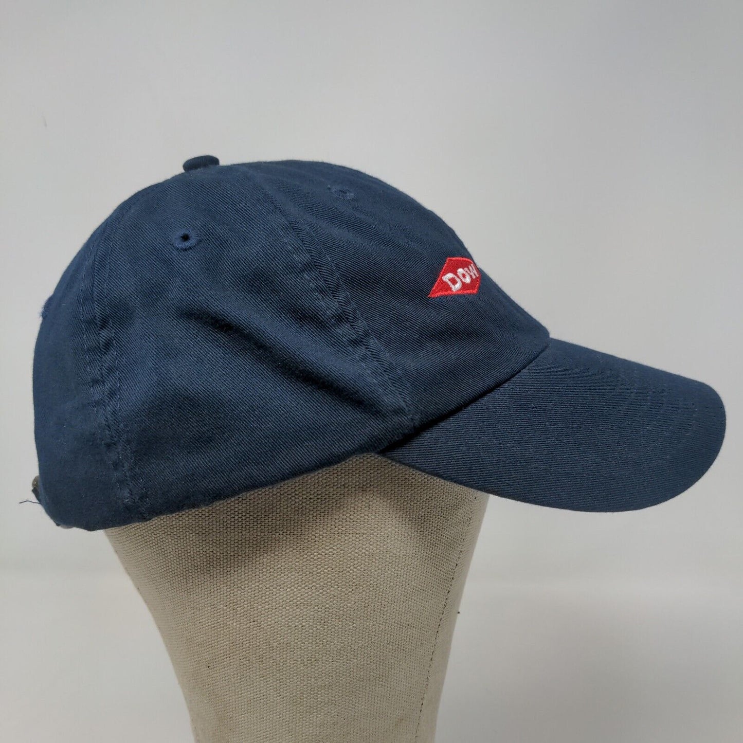 DOW Agrosciences Men's Slideback Hat Blue Adjustable Embroidered Logo Cotton