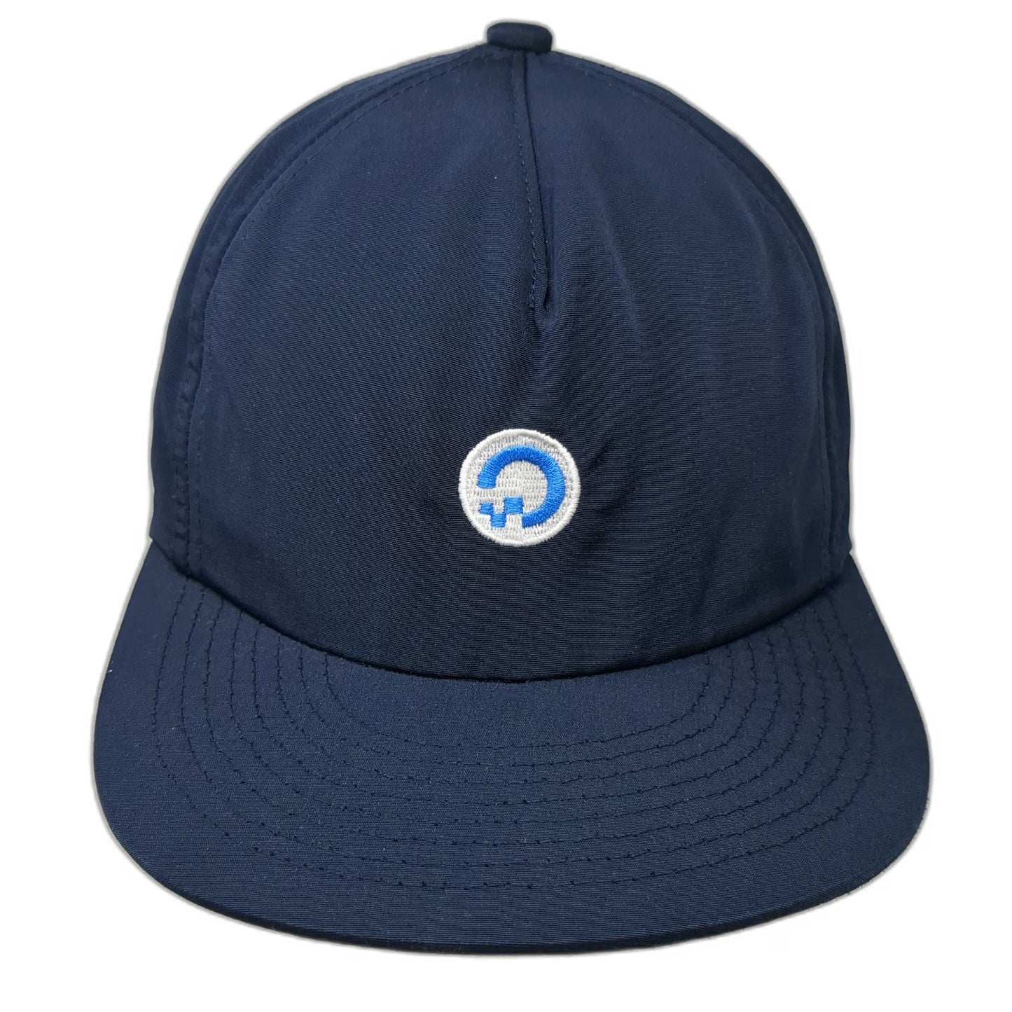 Weld Mfg 5 Panel Blue One Size Nylon Slideback Hat Embroidered Logo Adjustable