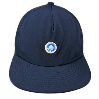 Weld Mfg 5 Panel Blue One Size Nylon Slideback Hat Embroidered Logo Adjustable