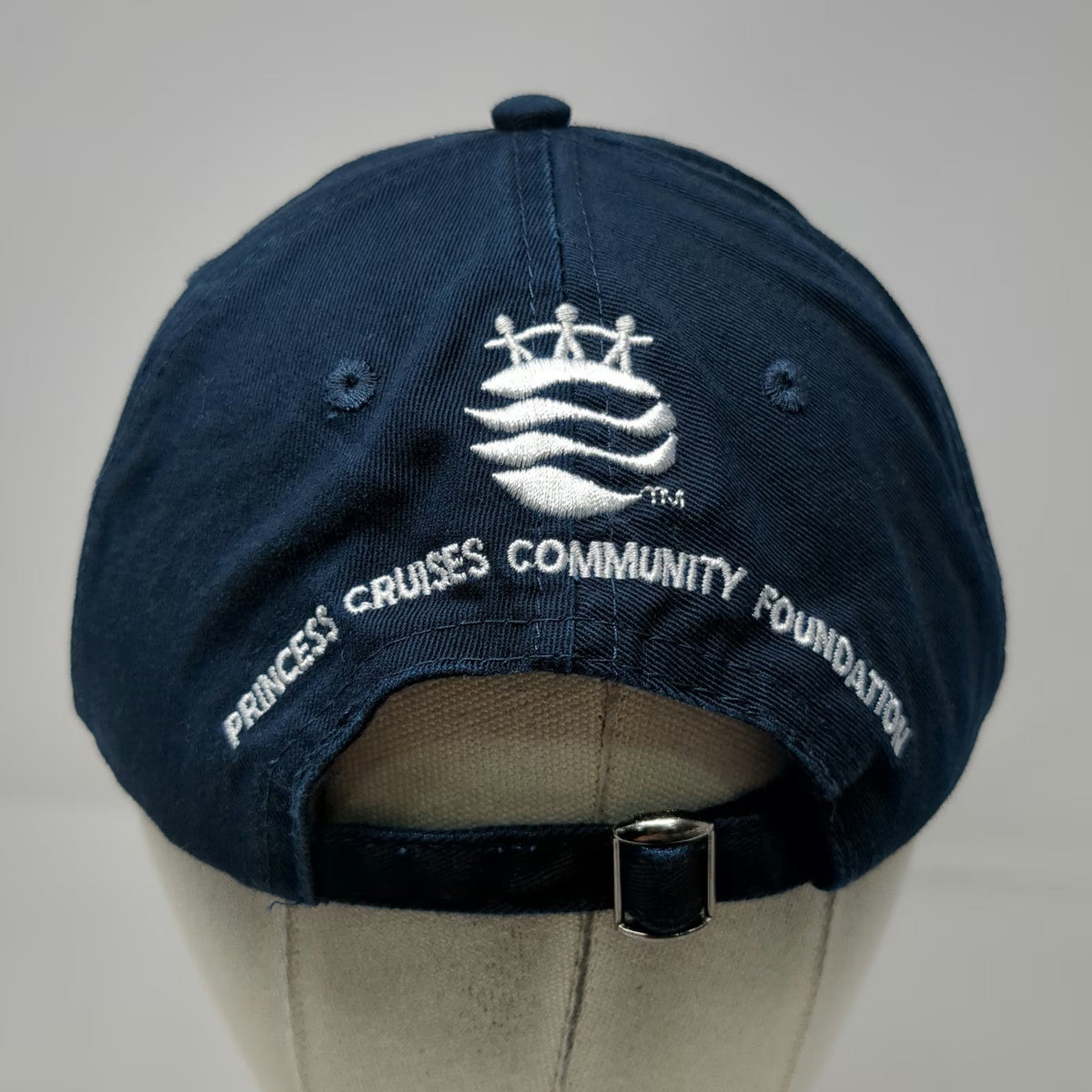 Princess Cruises On Deck For The Cure Blue Baseball Cap One Size Hat Embroidered