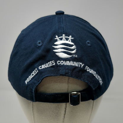 Princess Cruises On Deck For The Cure Blue Baseball Cap One Size Hat Embroidered