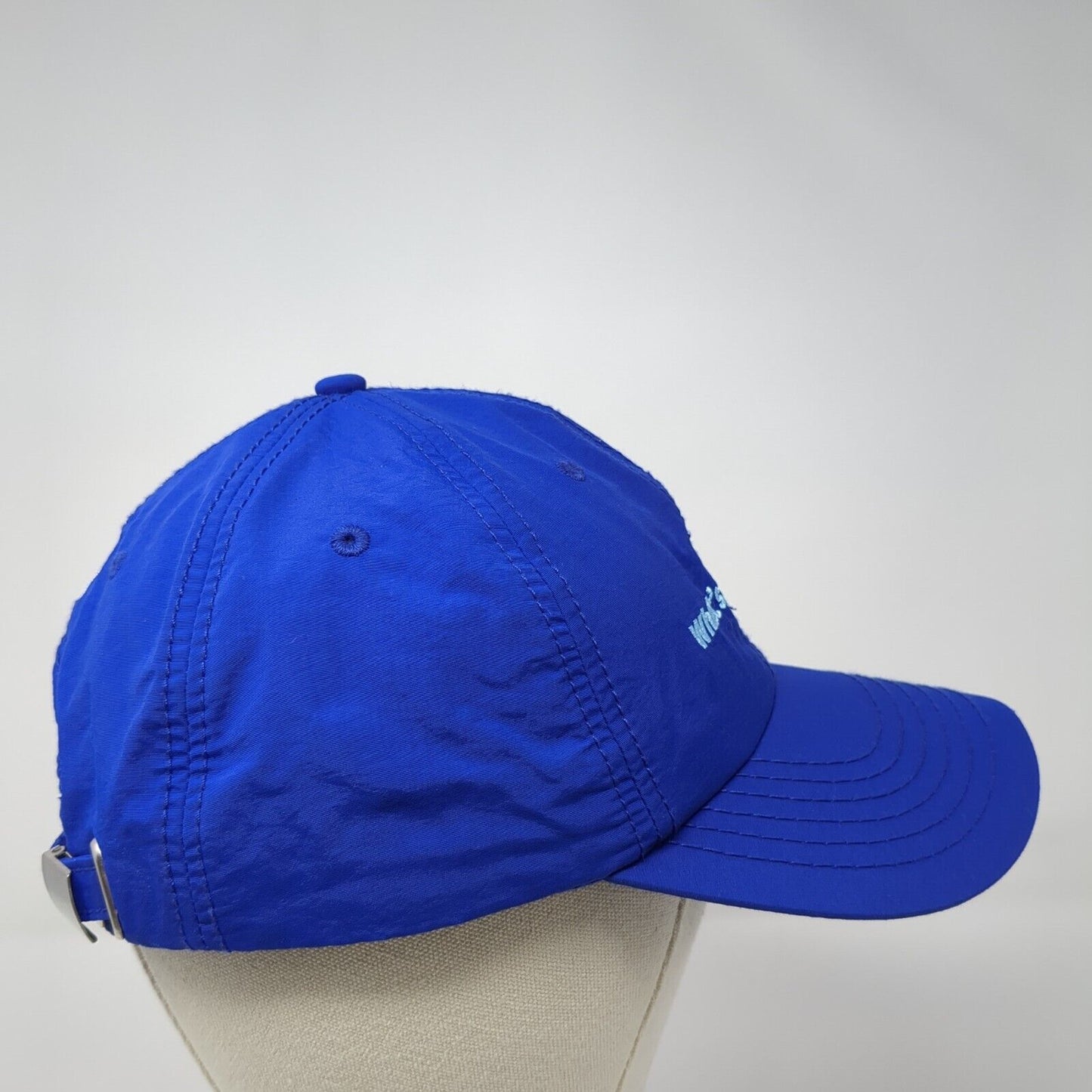 What's Your Why? Slideback Baseball Cap Blue OS Adjustable Embroidered Polyester