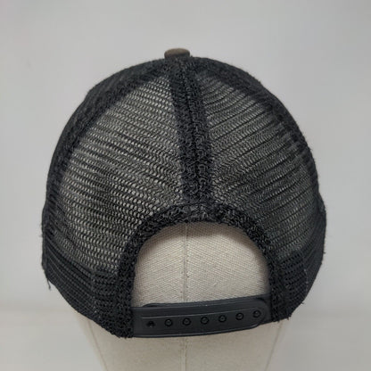 American Flag Snapback Trucker Hat Camouflage OS Mesh Back Patriotic H3 Headwear