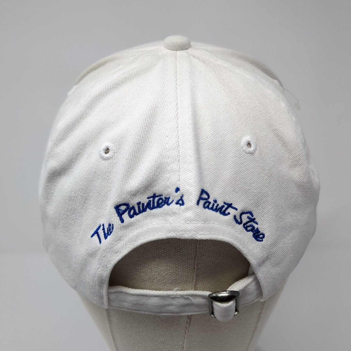 Kelly-Moore Paints Slideback Hat White One Size Adjustable Embroidered