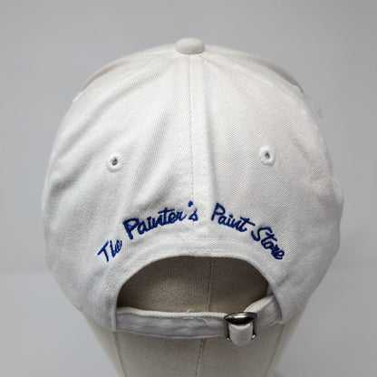 Kelly-Moore Paints Slideback Hat White One Size Adjustable Embroidered