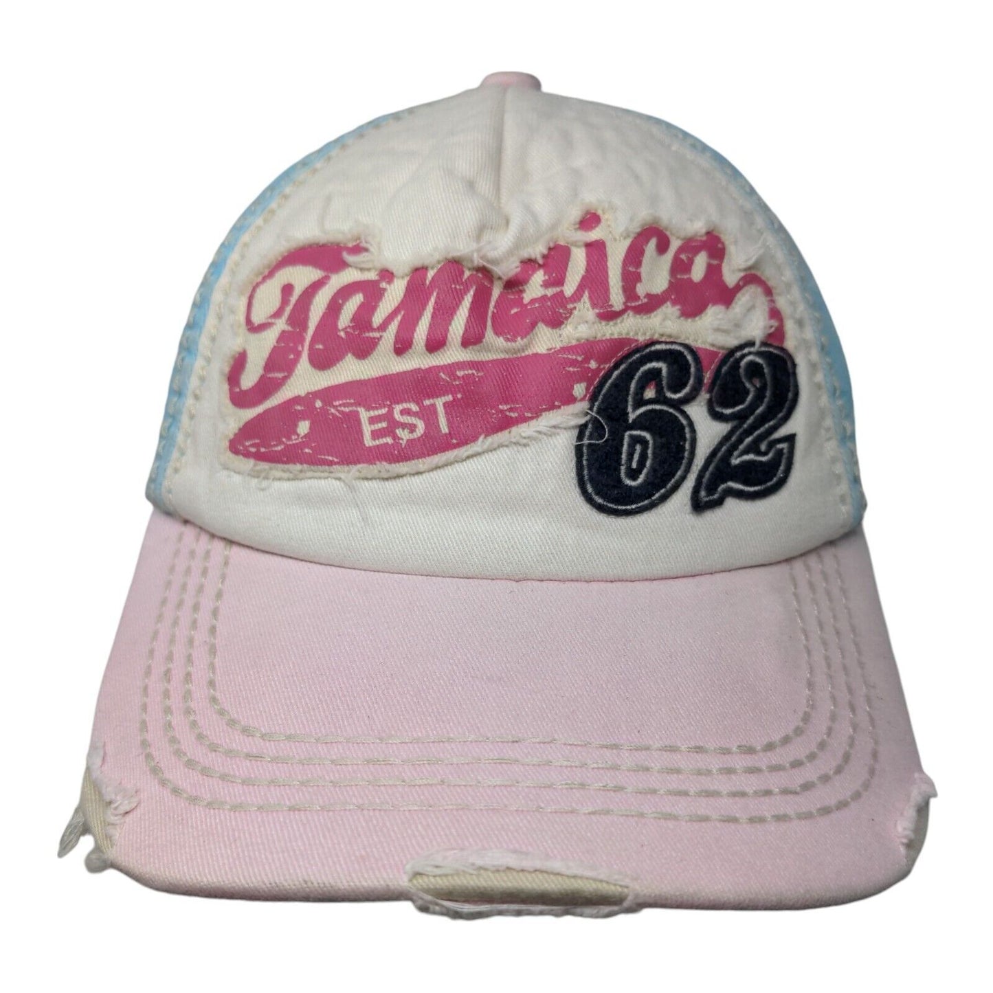 Jamaica Est 62 Slideback Hat Multi OSFA Colorblock Surf Classic