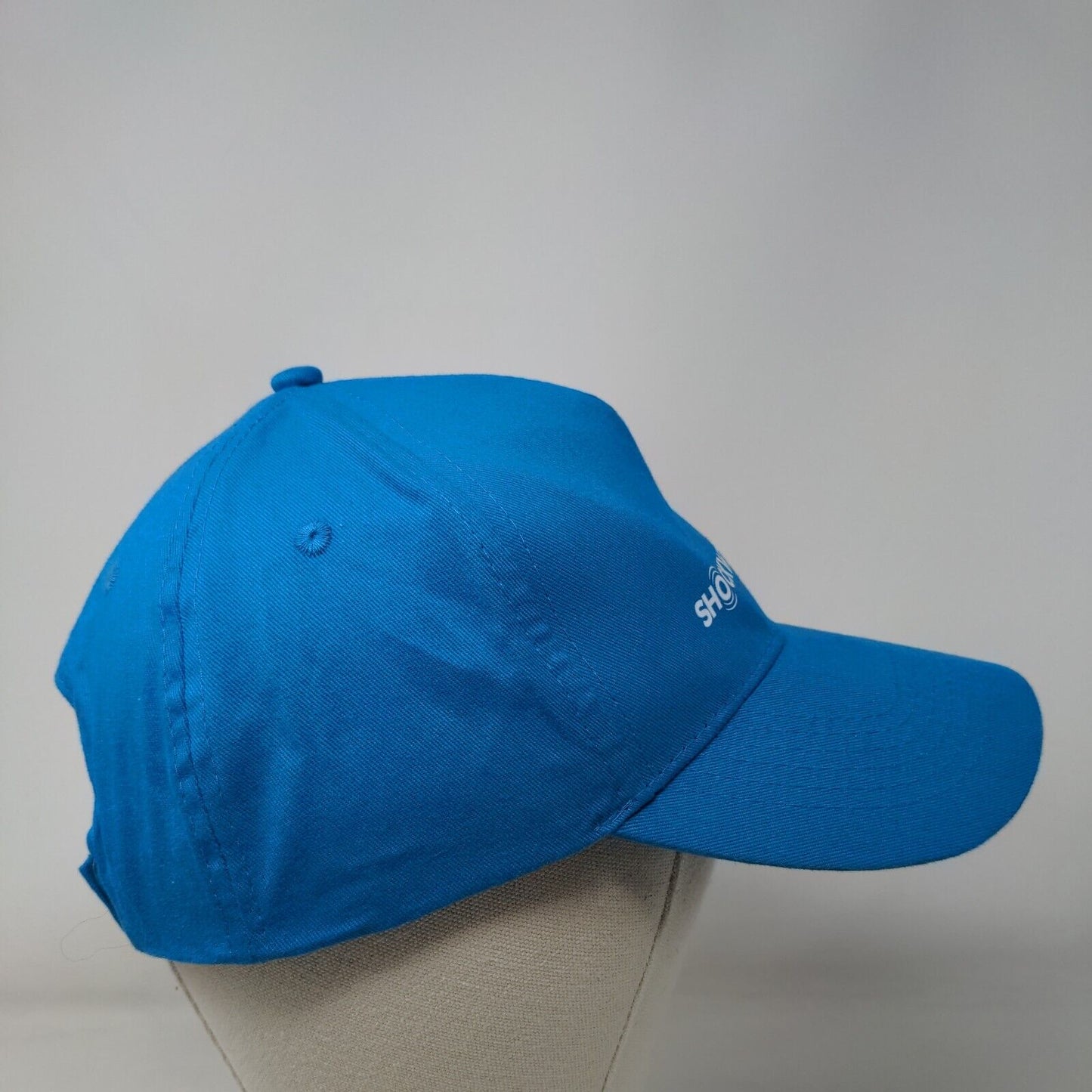 Shock Week 2024 Strapback Hat Blue One Size Adjustable Vented Holes 6 Panel
