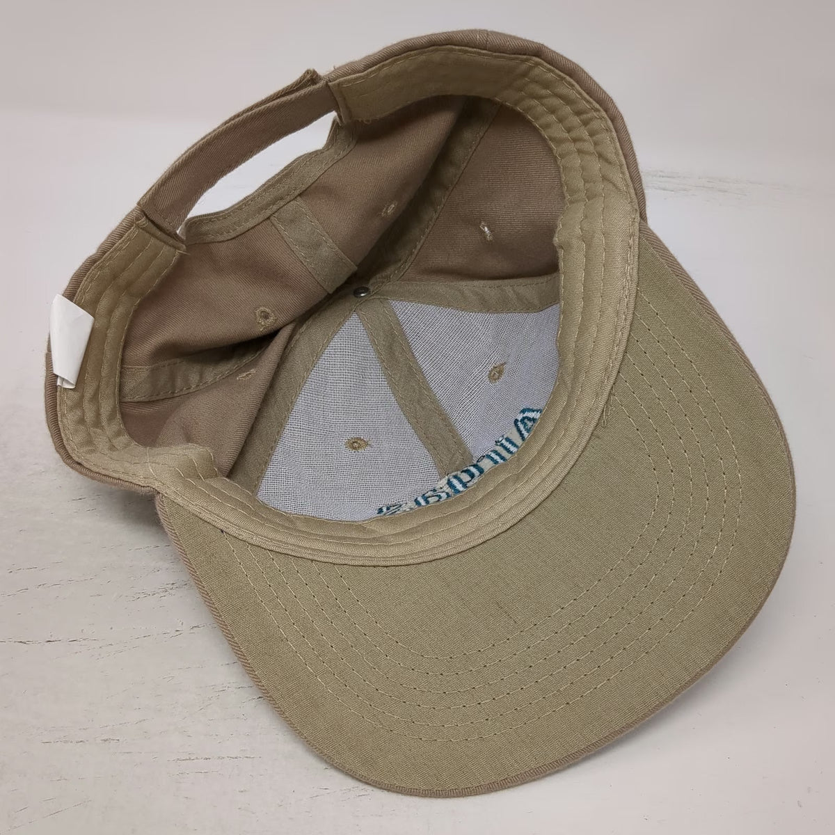 Airgas Baseball Cap Beige One Size Strapback Corporate Logo Air Liquide Hat