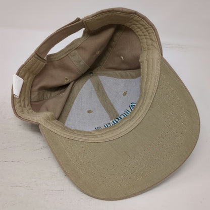 Airgas Baseball Cap Beige One Size Strapback Corporate Logo Air Liquide Hat