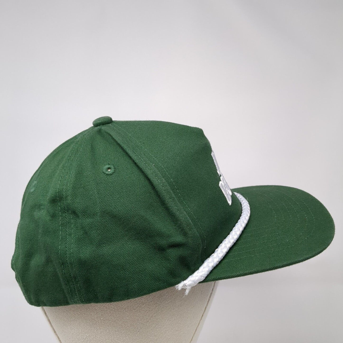Just Bogey'd Snapback Rope Hat Green One Size Adjustable Green Goat