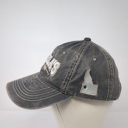 Cabela's Boise Idaho Slideback Hat Gray One Size Embroidered Adjustable