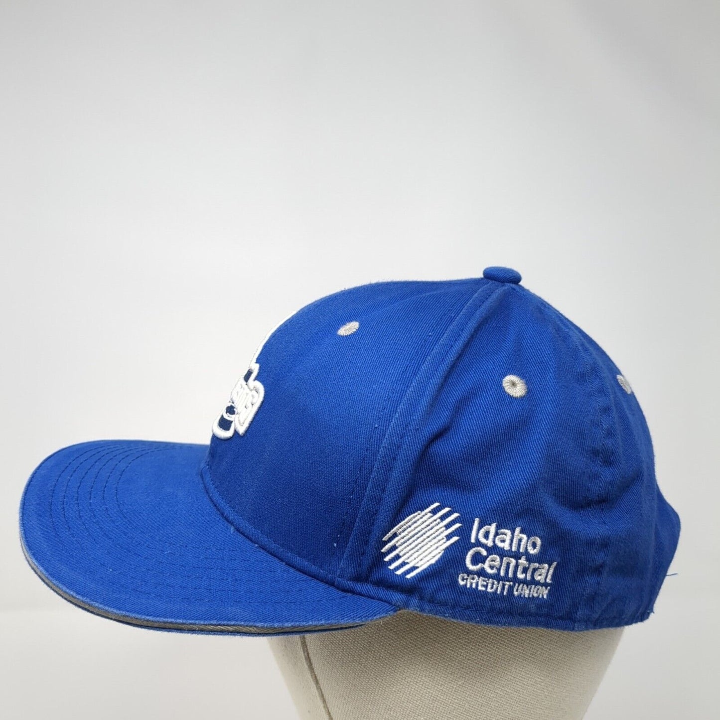 Idaho Steelheads Snapback Hat Blue OSFA Embroidered Logo Adjustable Cotton