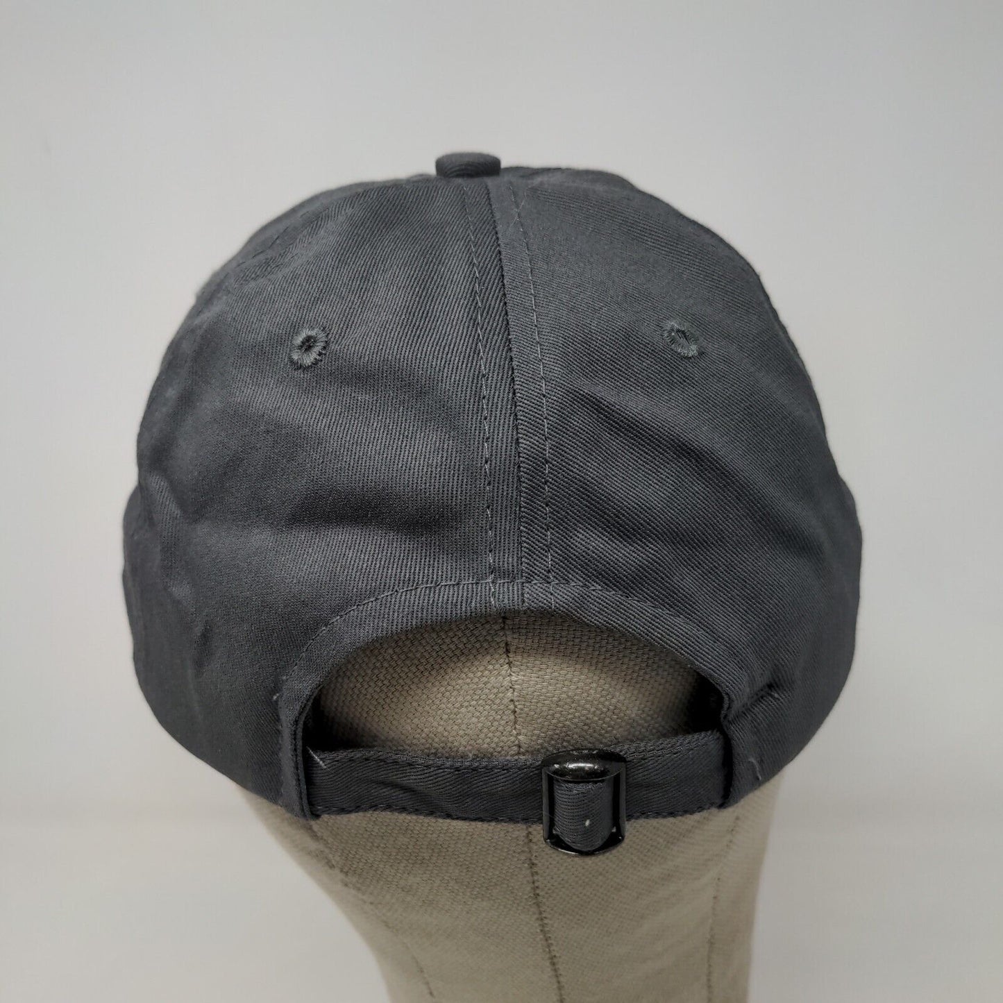 Bass Pro Shops Club Men's Slideback Hat Gray Adjustable Embroidered Logo Cotton