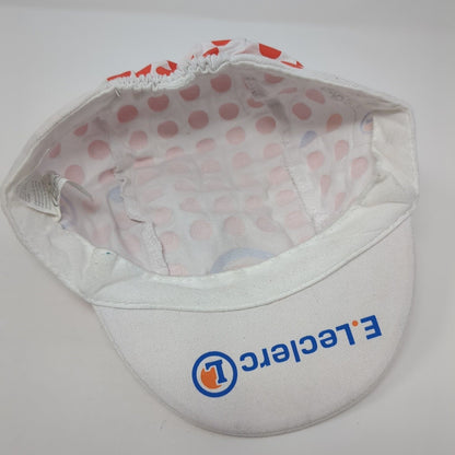 E.Leclerc Stretch Fitted Hat Multi One Size Polka Dot Cotton Outdoor