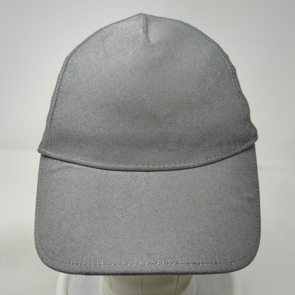 Lululemon 5 Panel Gray One Size Strapback Nylon Spandex Athletic Running Hat