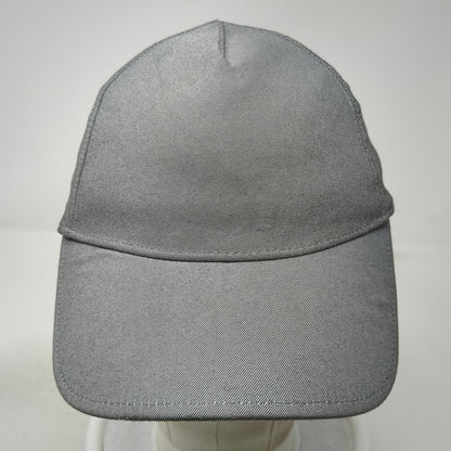 Lululemon 5 Panel Gray One Size Strapback Nylon Spandex Athletic Running Hat