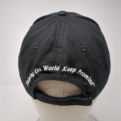 Old Dominion Freight Line Strapback Hat Black One Size Adjustable