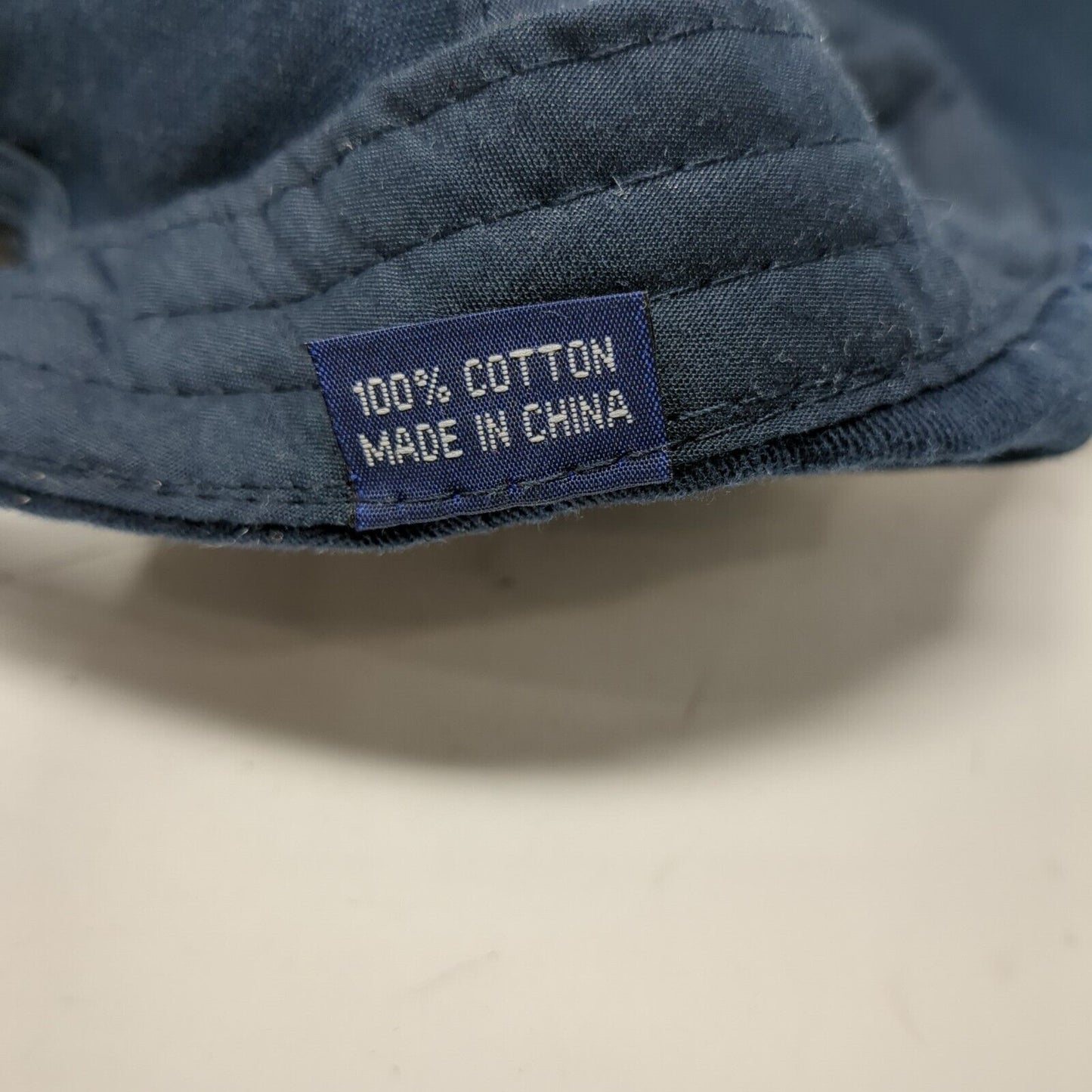 Samuel Adams Slideback Hat Blue OSFA Adjustable Embroidered 6 Panel Cotton