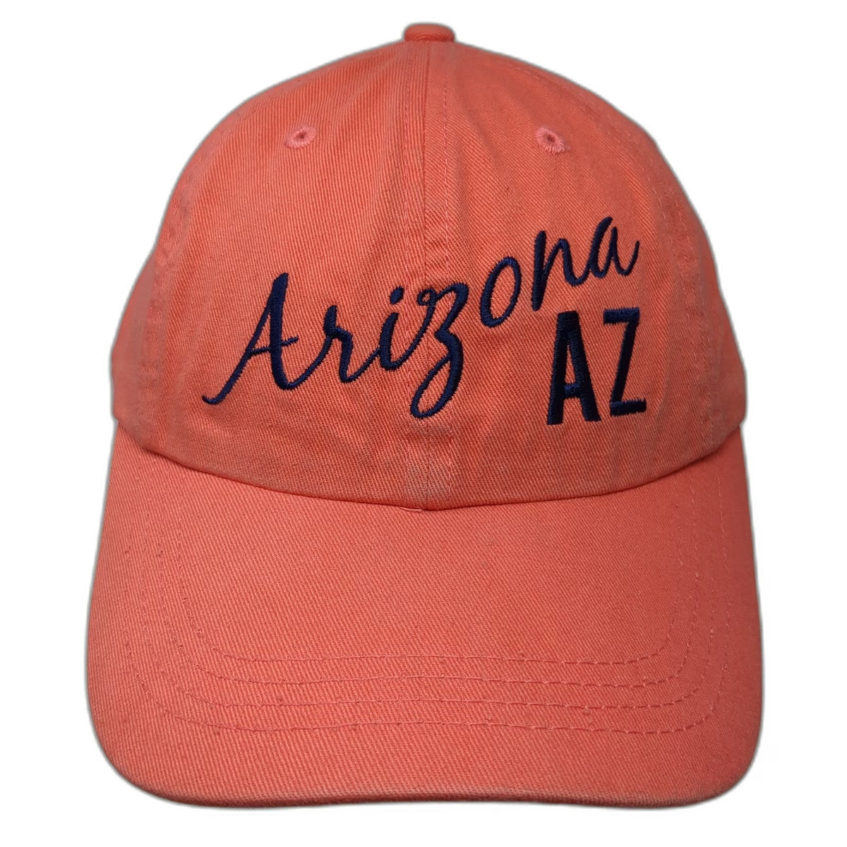 Paramount Baseball Cap Pink M Arizona AZ Embroidered Cotton Slideback Hat