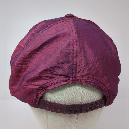 Headmost Snapback Hat Red One Size Adjustable Lightweight Blank Rope 6 Panel