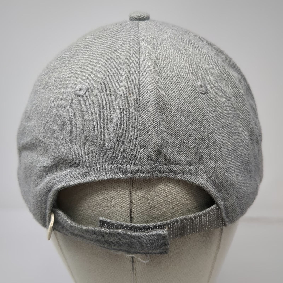 Roxy 5 Panel Gray One Size Hat Leather Logo Patch Heathered Strapback Surf Wear