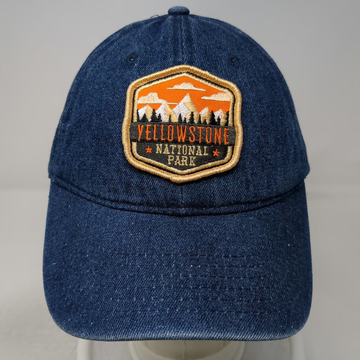 National Park Foundation Yellowstone Blue Baseball Cap One Size Slideback Hat